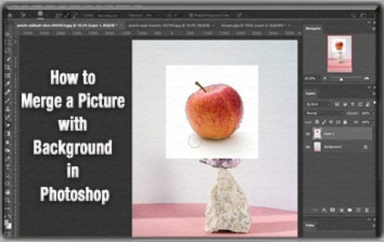 How to Merge Images with Background in Photoshop