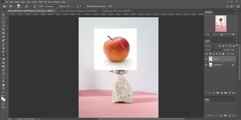 How to Merge Images with Background