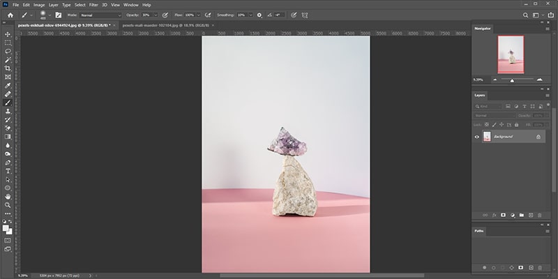 Merge Images with Background in Photoshop