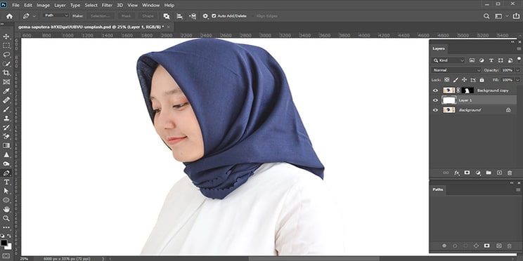 How to Attach a White Background
